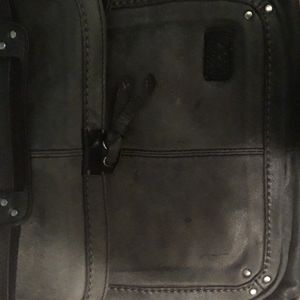 It's a nearly new but it is used sak backpack leather in very good condition
